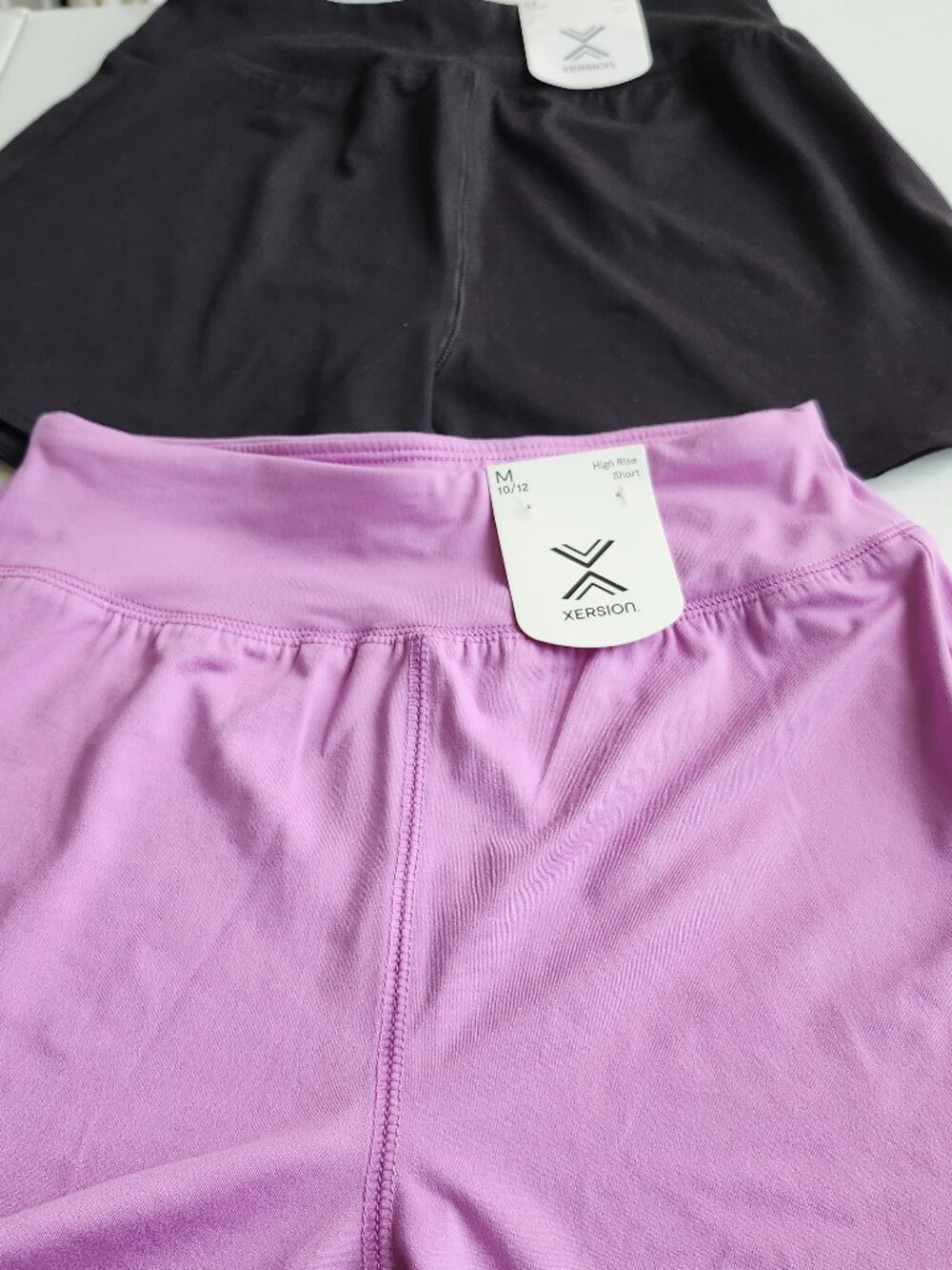 XERSION Girl's Black Medium (10-12) Shorts